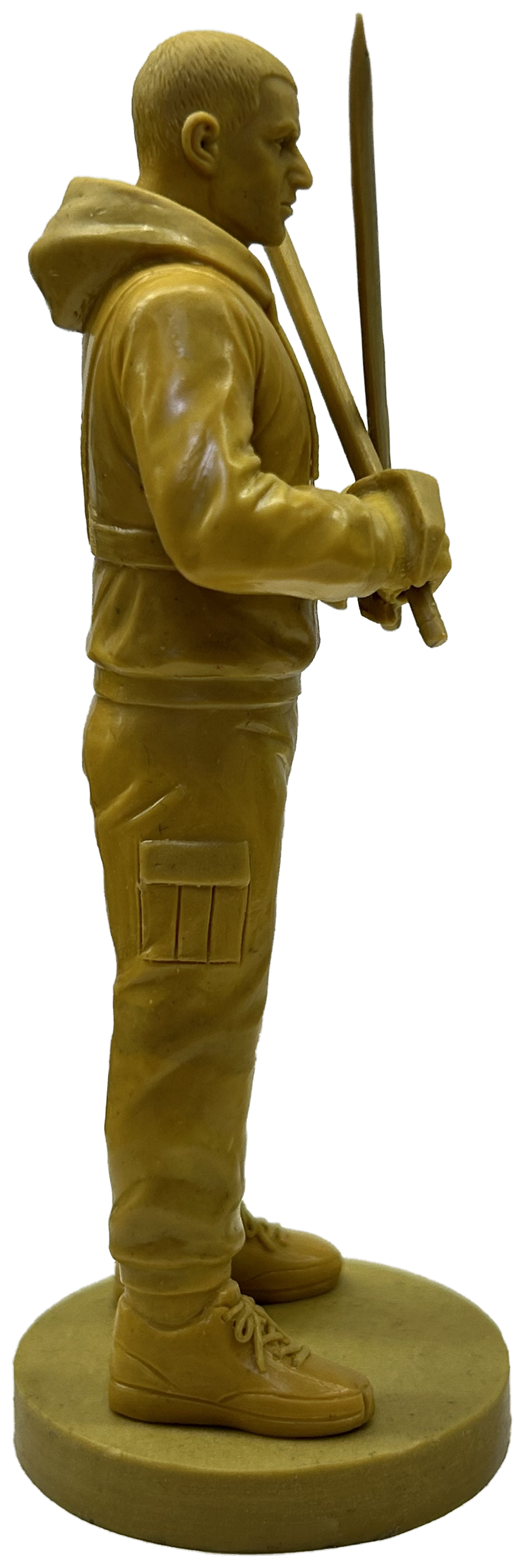 Clay sample: Side - facing right